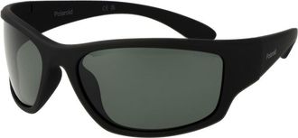 Polaroid Zwarte Plastic Zonnebril