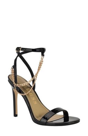 Guess Miamy Ankle Strap Sandal in Black at Nordstrom, Size 6.5