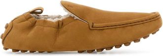 Tod's Natural Suede Loafers