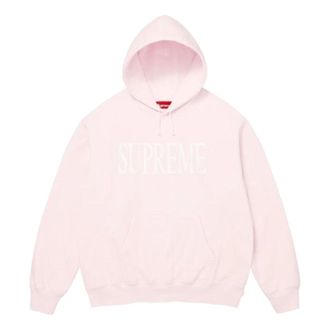SUPREME FW26 Capital Hooded Sweatshirt Pale Pink SUP-FW26-032-PNK
