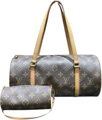 Louis Vuitton Pre-owned Handbags, female, Brown, Size: ONE SIZE Pre-owned Canvas Handbag