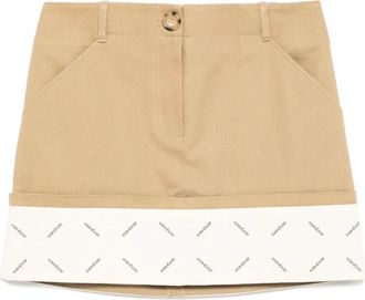 Kimhekim Minigonna con logo - Toni neutri