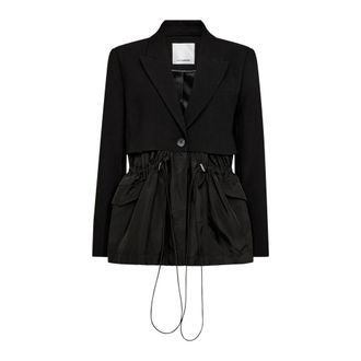 Co'Couture Dames, Jassen, Zwart, Maat: XS Viscose