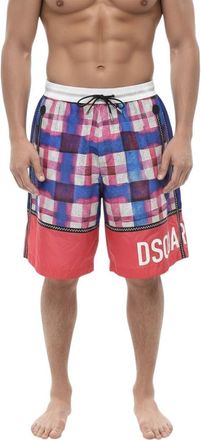 Dsquared2 Multicolor Loose Check Shorts