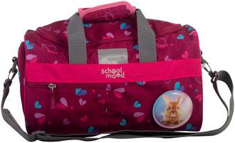 School-Mood Sporttasche SCHOOL-MOOD Klara (H&auml;schen), Damen, Gr. B/H/T: 39cm x 20cm x 22cm, klara, Polyester, Taschen Sporttasche