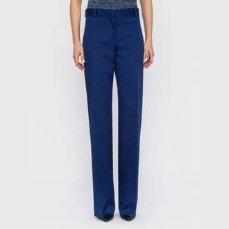 Ferragamo Cotton Gabardine Sport Trousers, Brand Size 48 ( US Size 14 )