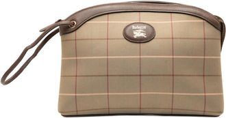 Burberry Pre-owned Burberry Vintage Check Canvas Wristlet Clutch PKLDXZ9OVRD0KH3U