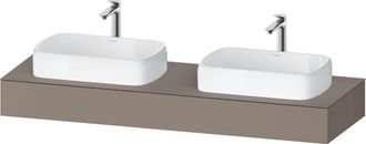 Duravit Duravit - Consola Qatego, 1600x550x170mm, Recortable Izquierda Y