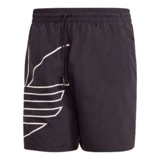 adidas originals Solid Color Sports Shorts Black GE0802