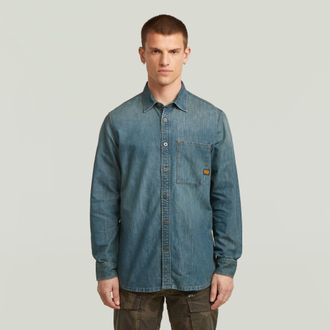 G-Star Regular One-Pocket Overhemd - Lichtblauw - Heren