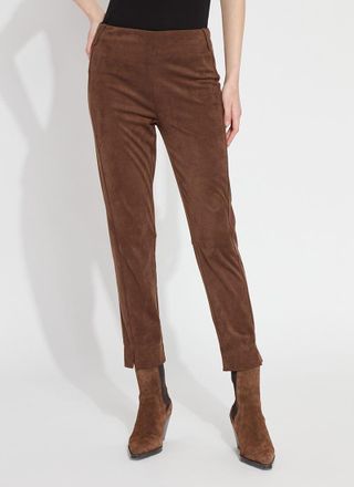 Lyssé Brie Suede Ankle Trouser