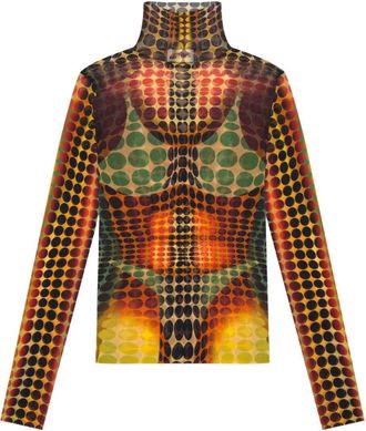 Jean Paul Gaultier Re-Edition: High Neck With Long Sleeves