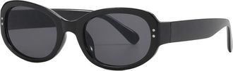 Generic Vacation Outdoor Women Sunglasses Commuter Men Driving Sun Glasses(Black)