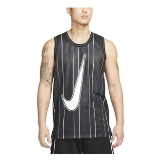Nike Dri-Fit DNA Basketball Jersey Black White DX0436-010