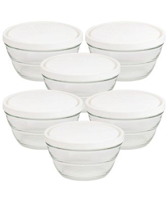 10 Strawberry Street Set Of 6 Lambada Serve & Store Bowls, Large