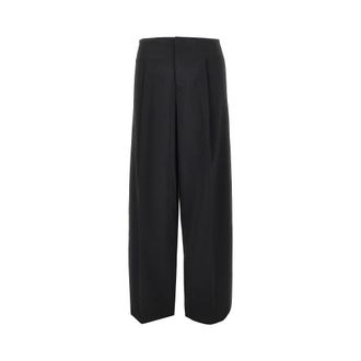 Alberta Ferretti Wide leg pleated pants Woman 42
