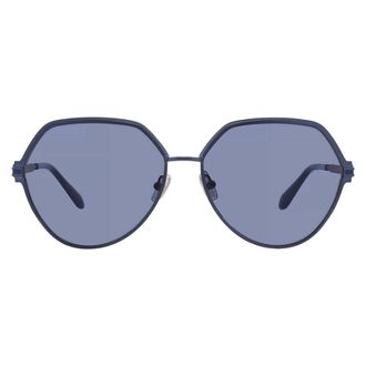 Ferragamo Ferragamo Blue Geometric Ladies Sunglasses SF325S 414 62