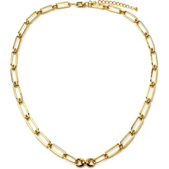 Panacea Bit Link Necklace in Gold at Nordstrom