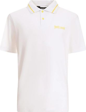 Just Cavalli Polo Shirt - Heren - Polos - Wit - M - Tops