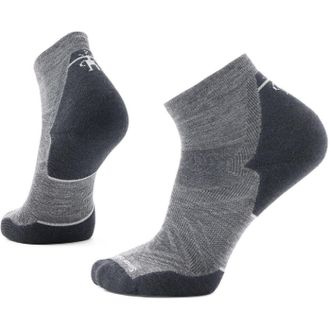 Smartwool Mens Performance Run Targeted Cushion Ankle Socks Gray M