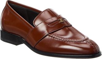 Celine Celine Triomphe Margaret Leather Loafer