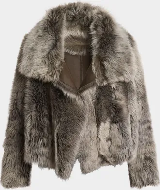 Yves Salomon Toscana Lamb Shearling Jacket