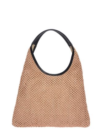 Luisa Vannini Zwart Rundleer Tas