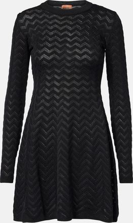 Missoni Zig Zag cotton-blend minidress