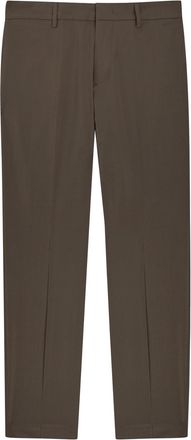 Emporio Armani Slim-leg Woven Trousers - Brown - 52 (IT52 / XL)