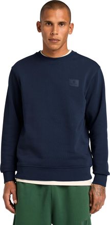 Timberland Sweatshirt TIMBERLAND Silicon Badge (LB) Crew Neck, Herren, Gr. XXL, schwarz sapphire, Obermaterial: 100% Baumwolle, Sweatshirts Sweatshirt, sportlich