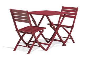 DCB Garden Citygarden - Marius - Conjunto De Comedor De Jard&iacute;n 2 Plazas De Aluminio - City Garden