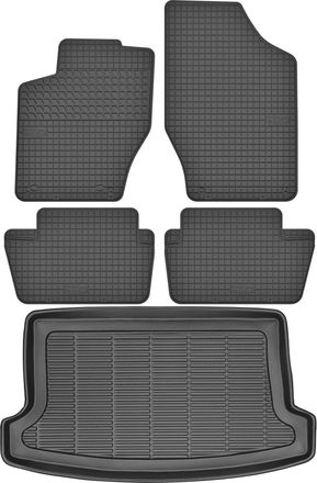 OEM Peugeot 307 Sw / Kombi De 2002 A 2007 Set - Alfombrillas De Goma Para Coche + Alfombrilla Para Maletero