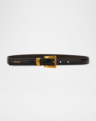 Versace Calf Leather Belt