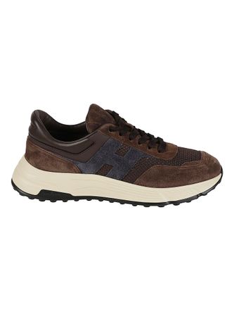 Hogan Hyperlight Layered Suede Mesh Sneakers