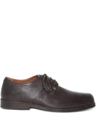 Mars&egrave;ll square-toe lace-up derby shoes - Bruin