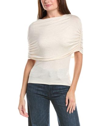 LnA Lna Rylie Shawl Top