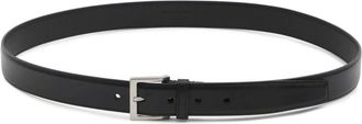 Saint Laurent Smooth Leather Vadim Belt, Size 90 cm
