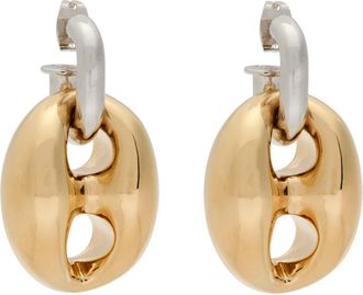 Paco Rabanne Two-tone Drop Earrings - Gold - One Size