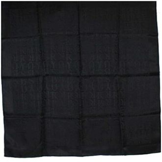 Burberry Pre-owned Silk Scarf - unisex - Burberry Vintage - Vintage Scarves - Black - ONE SIZE - Pre-owned