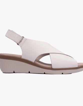FLY London Womens Fly London NABI058FLY Womens Sandals White - Size: 6
