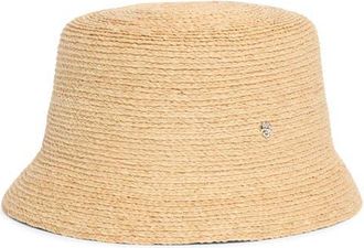 Helen Kaminski Malia Raffia UPF 50+ Bucket Hat in Natural at Nordstrom