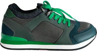 Borbonese Green Rubber Men Mens Sneaker