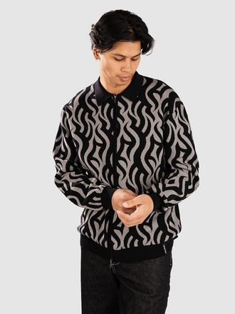 Santa Cruz Harmon Zip Cardigan nero
