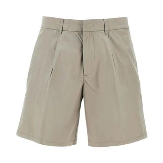 Emporio Armani Casual Shorts, male, Beige, Size: 2XL Cotton Bermuda Shorts