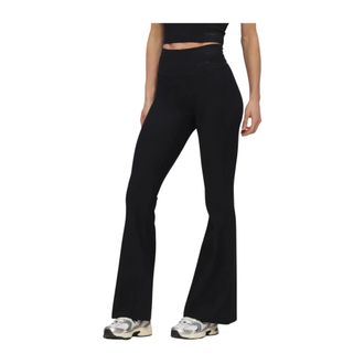 Bj&ouml;rn Borg Studio Ribbed Flare Tights - Dames - Broeken - Zwart - Maat: XS Poliester
