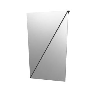 MUUTO Gaze Wandspiegel, Stahl poliert, 50 x 35 cm