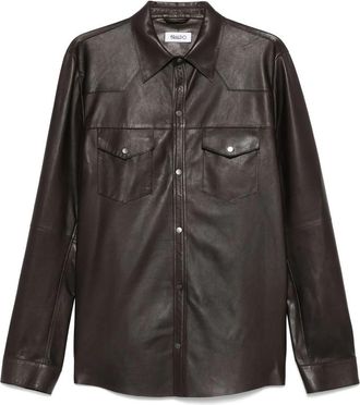 Eraldo Leather Shirt