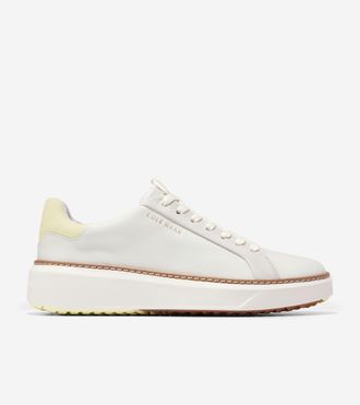Cole Haan Womens GrandPr&oslash; Topspin Waterproof Golf Shoes - White Size 10.5