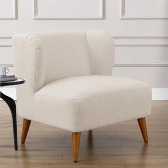 Comfort Pointe Vesper Boucle Accent Chair - Milky White