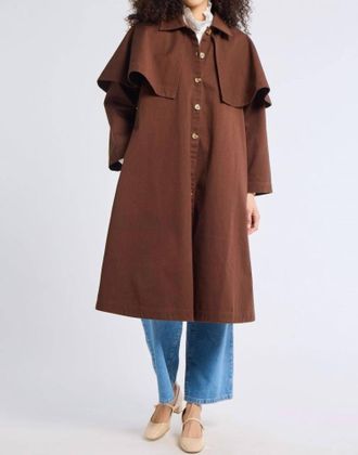 Mille Alina Coat In Chocolate